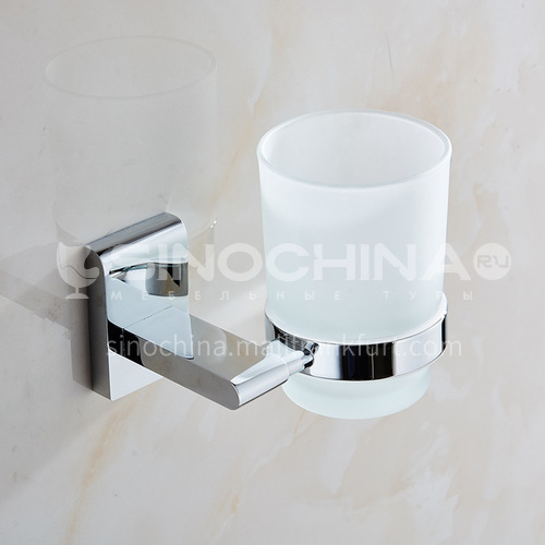 Bathroom white toothbrush cup
